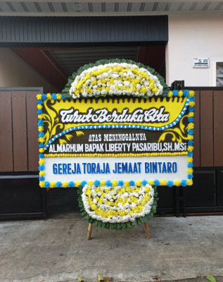 Papan Bunga Duka di Pondokrejo